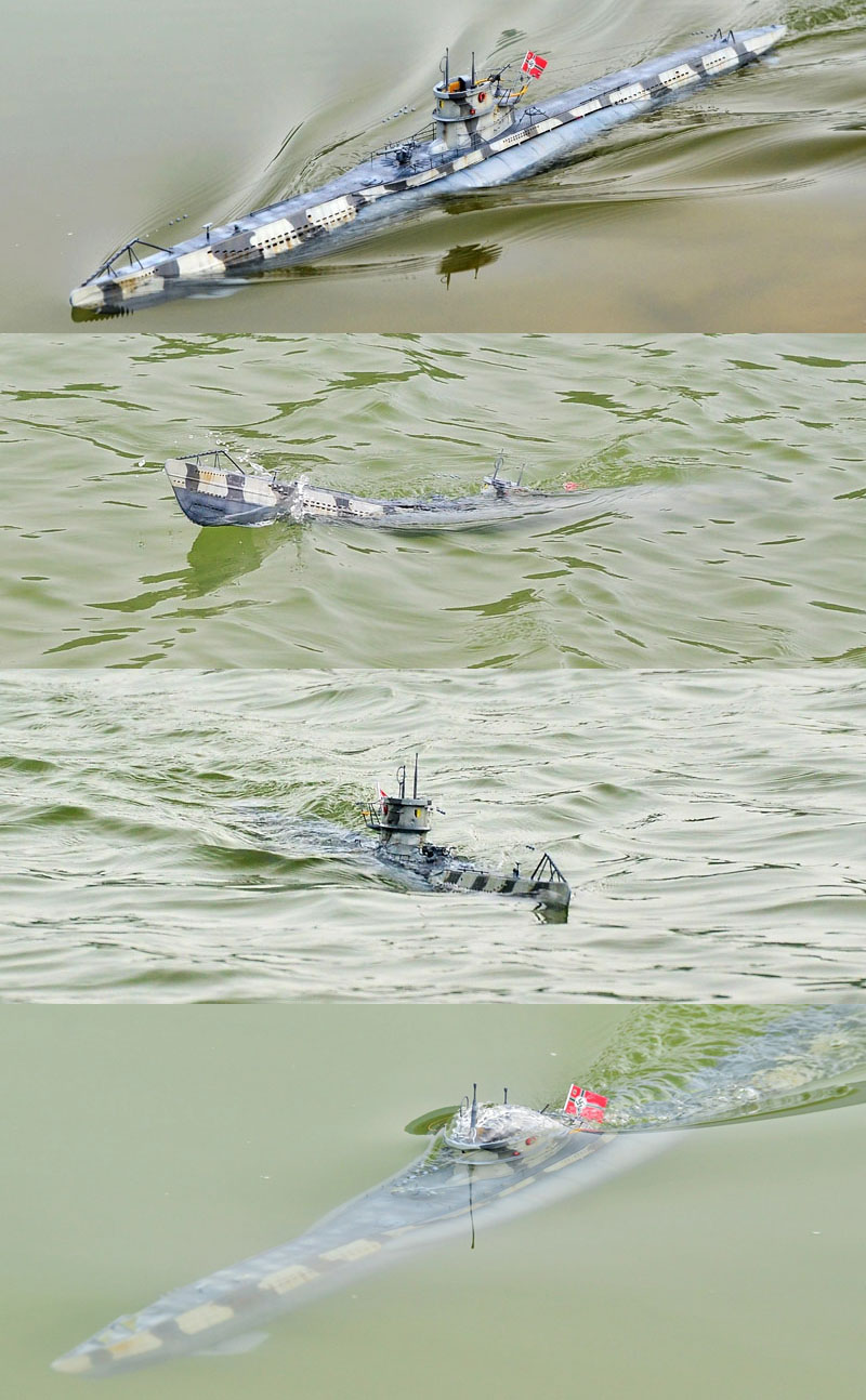 UBoat German Type VIIC Submarine 1/48 Kit